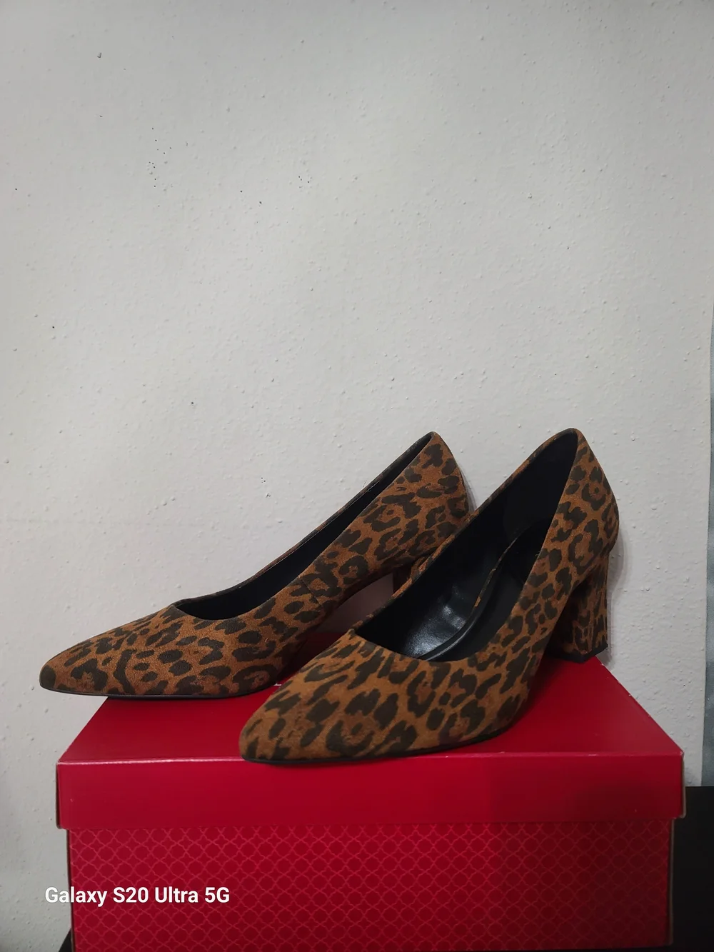Kelly & Katie Leopard-Print Pointed Toe Pumps - Brown/Black